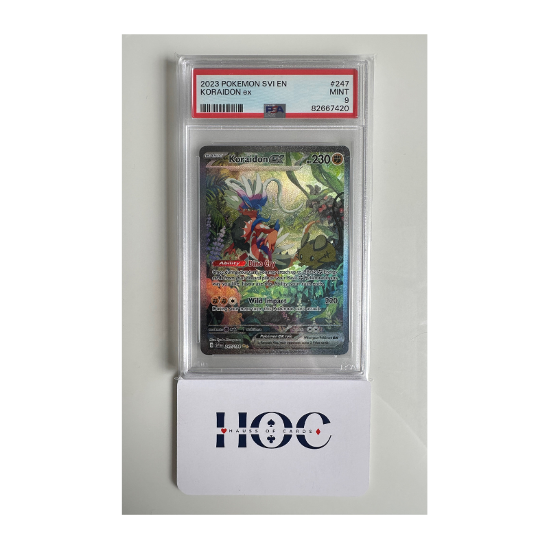 PSA 9 - Koraidon ex 247/198 - Scarlet and Violet