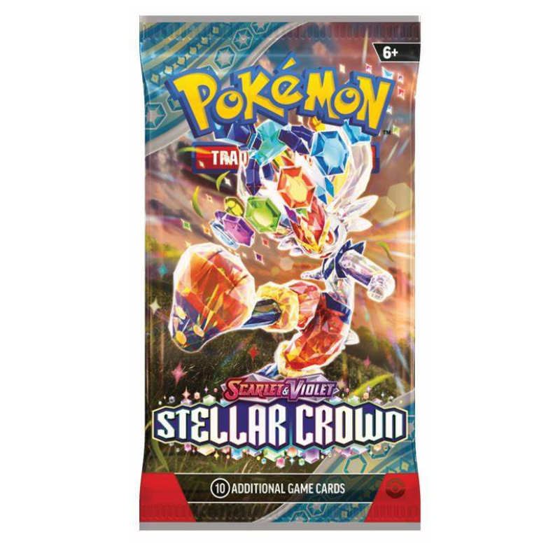 Pokemon: Stellar Crown - Booster Pack HOC TCG Pokemon: Stellar Crown - Booster Pack HOC TCG