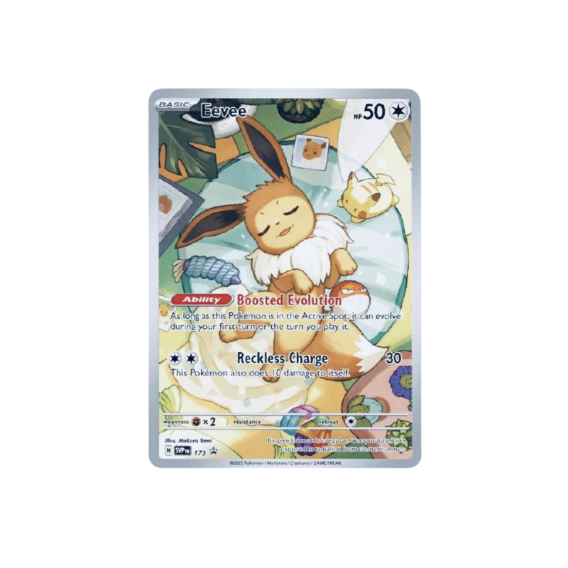 Eevee - SVP173 - Prismatic Evolutions ETB Promo SEALED - Pokemon Cards HOC TCG Eevee - SVP173 - Prismatic Evolutions ETB Promo SEALED - Pokemon Cards HOC TCG