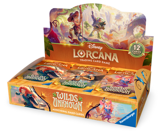 PRE ORDER: Disney Lorcana TCG - Wilds Unknown- Booster Box