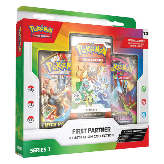 Pokémon Trading Card Game -  First Partner Illustration Collection Box Series 1