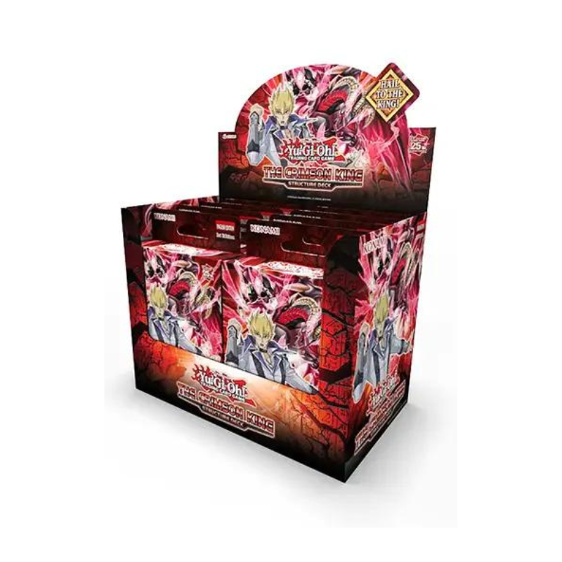 Yugioh TCG: The Crimson King - Structure Deck - Case of 8
