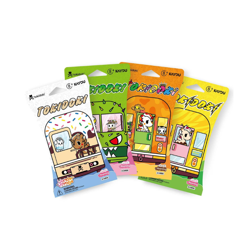 tokidoki -Wonder Voyage Collectible Cards-Roaming Edition Blister x1 Sleeved Booster Pack
