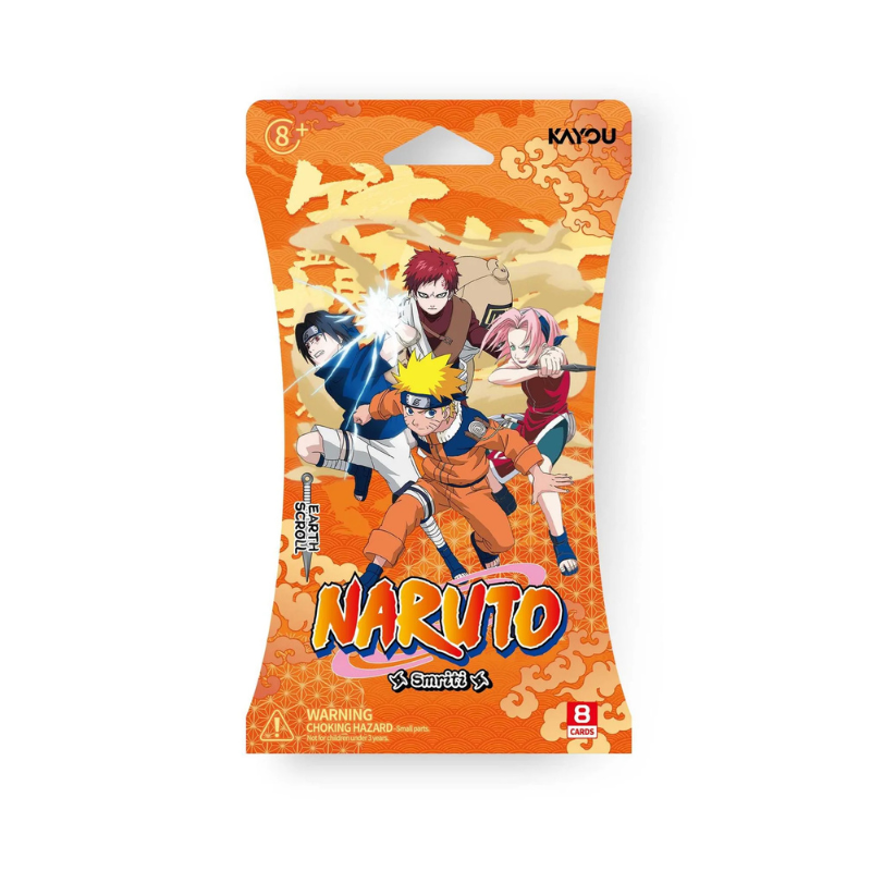 NARUTO Trading Card Game -Smriti Collectible Cards-Earth Scroll Foil Sleeved Booster Pack x1