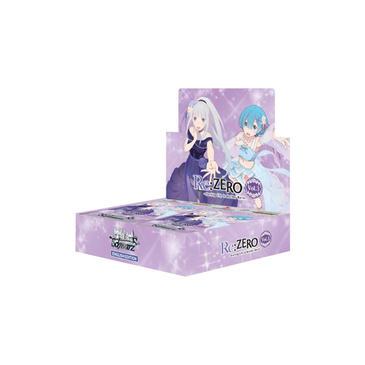 Weiss Schwarz Trading Card Game- Re: ZERO - Starting Life in Another World vol.3 Booster Box