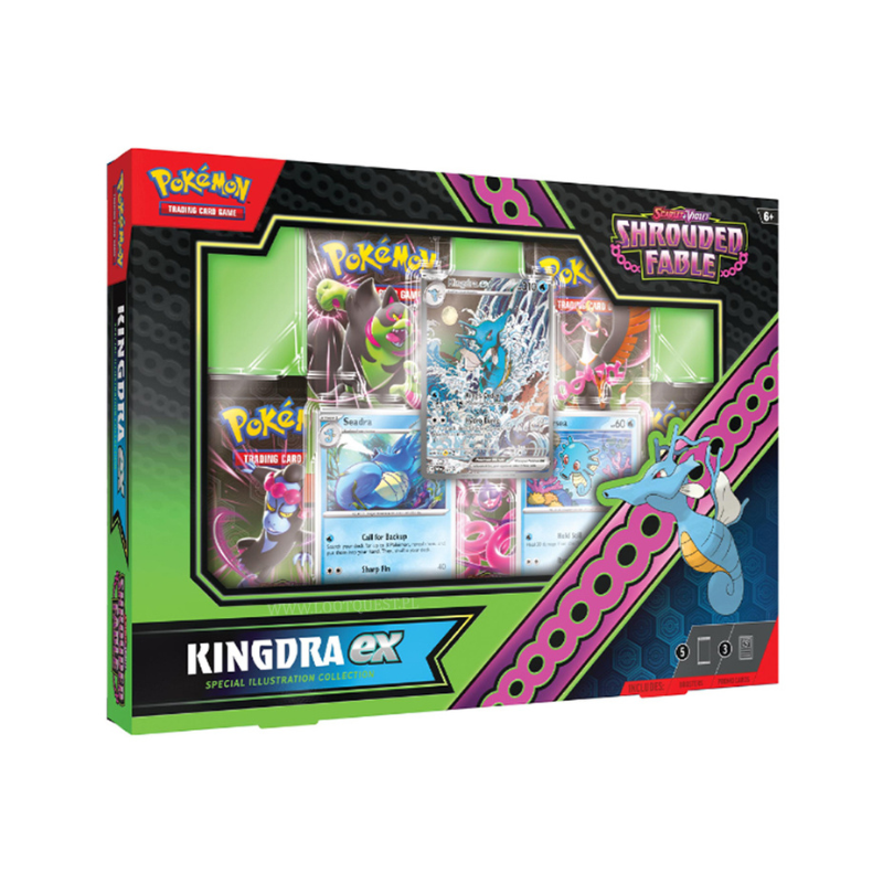 Pokemon TCG: Scarlet & Violet Shrouded Fable Kingdra ex Collection Box